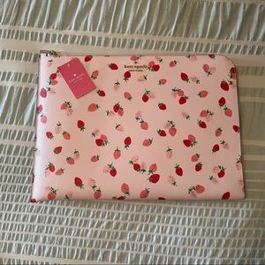Kate Spade Staci Strawberries Laptop Sleeve